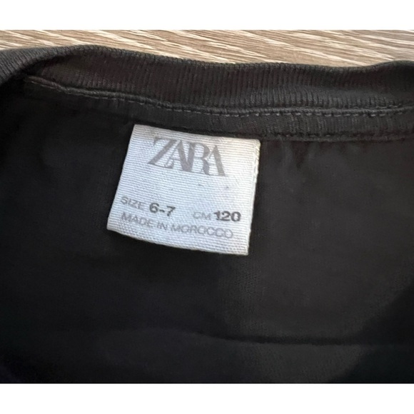 Zara Girls Crop Top Vacay Vibes Size 6 - Picture 4 of 4
